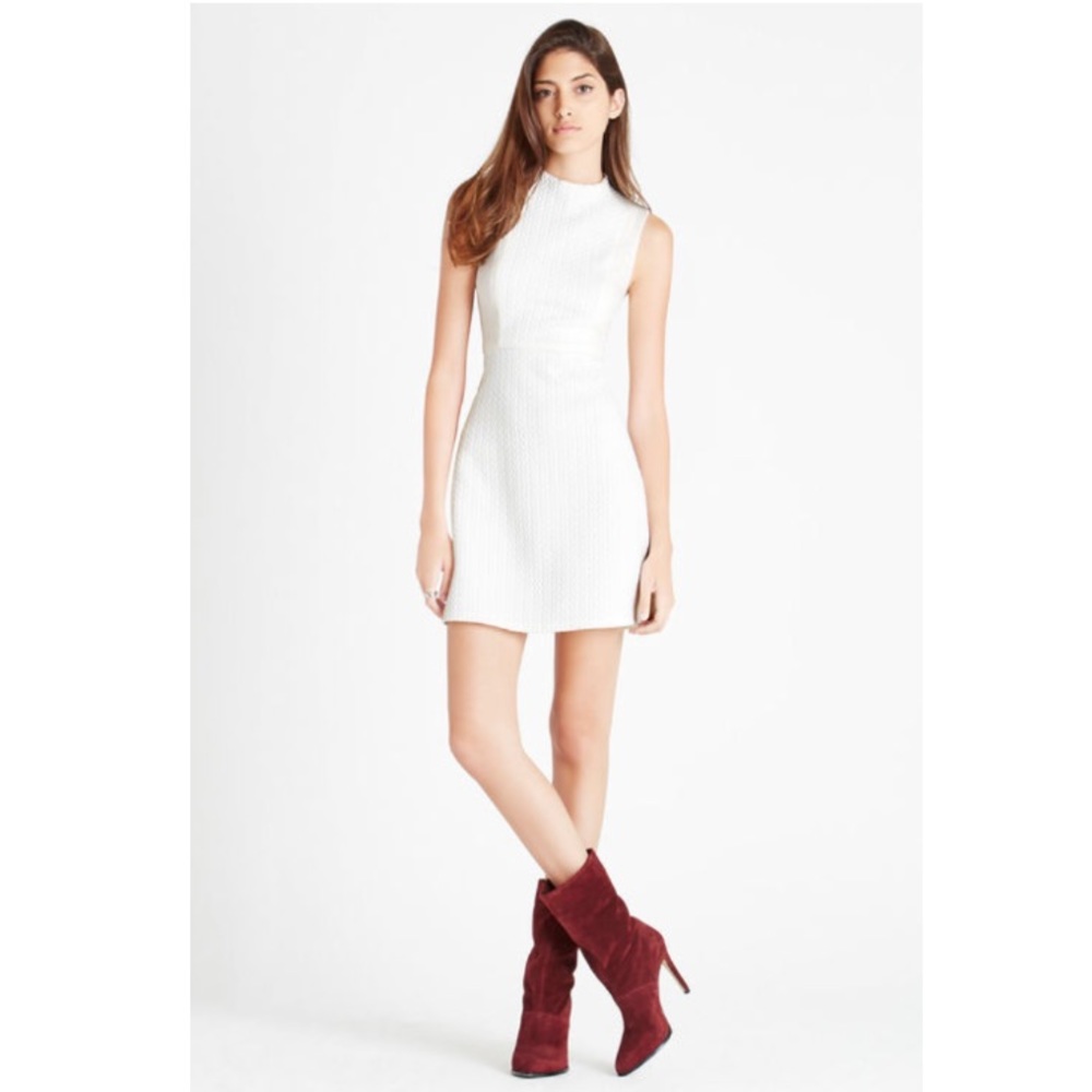 Never worn w tag BCBGeneration ivory texture dress